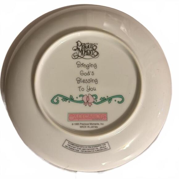 Precious Moments Vintage Holiday Collectors plate NIB - Picture 6 of 7